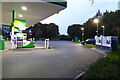 TQ6148 : Approach to BP fuel station by Philip Halling