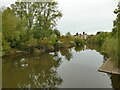 SJ4913 : River Severn above Shrewsbury town centre by Stephen Craven