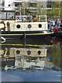 TQ1777 : The houseboat Hoop op Welvaart on the Grand Union Canal by Rod Allday