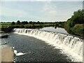 NY3954 : Holme Head Weir, River Caldew by Adrian Taylor