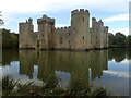 TQ7825 : Bodiam Castle seen across its moat by Marathon