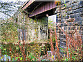 SD8012 : East Lancashire Railway Bridge over River Irwell at Burrs by David Dixon