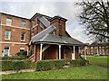 SJ9223 : Outside staircases at former St George's Hospital by Jonathan Hutchins