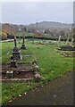 SO5520 : Churchyard headstones, Marstow by Jaggery