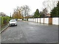 SE6055 : New Earswick  Garage court behind Station Avenue by Alan Murray-Rust