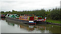 SK1410 : Working boats near Streethay in Staffordshire by Roger  D Kidd