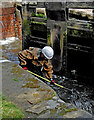 SK1213 : Repairing Wood End Lock (5) near Fradley, Staffordshire by Roger  D Kidd