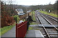 SO2508 : Railway at southern end of railway station by M J Roscoe