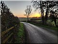 SP6093 : Sunset over Barley Lane by Mat Fascione