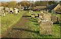 SP2812 : Monuments, St Mary's churchyard, Swinbrook by Derek Harper