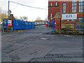 SD9107 : Entrance to Delta Mill, Royton by Chris Allen