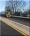 SO8005 : 158762 arriving at Stonehouse station by Jaggery