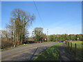 TQ2861 : Road junction at Little Woodcote, near Sutton by Malc McDonald