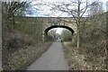 SE1826 : Greenway passing under Snelsins Bridge by DS Pugh