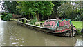 SK2800 : Disused working butty at Grendon Dock in Staffordshire by Roger  D Kidd