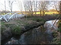 TQ2064 : Confluence of Bonesgate Stream and Hogsmill River near Tolworth by Malc McDonald