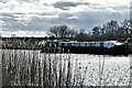 TM4292 : Beccles, River Waveney Circular Walk 28: Moored houseboat by Michael Garlick