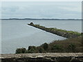 J4967 : Stone pier, Castle Espie by Christine Johnstone