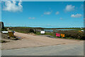 SS5129 : An entrance to the Litchardon Cross Solar Energy Park by Roger A Smith