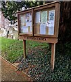 SO4431 : St Devereux Church information board, Herefordshire by Jaggery