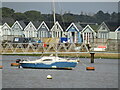 SZ1891 : Christchurch Harbour - Yacht by Colin Smith