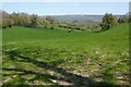 SP1926 : Farmland below Stow-on-the-Wold by Philip Halling