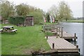 TL8738 : Landing Stage on the Stour by Glyn Baker