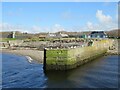 ND1268 : Breakwater, River Thurso by Malc McDonald