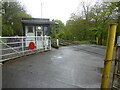 SJ9385 : Norbury Hollow Level Crossing by Chris Allen