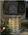 SO8932 : Tewkesbury Abbey - Font by Rob Farrow