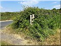 NY1000 : Gatepost beside Kirkland Road by Adrian Taylor