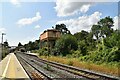 ST9897 : Water Tank, Kemble Station by N Chadwick