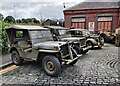 SO8376 : Old military vehicles at Kidderminster Station by Mat Fascione