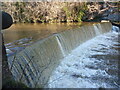 NT1876 : Edinburgh Landscape : Weir On The River Almond At Cramond by Richard West