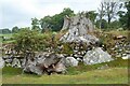 SX5273 : Old tree stump on a wall by Philip Halling