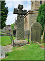 SK2176 : Celtic Cross outside St Lawrence's Church by David Dixon