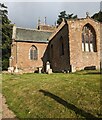 SO6130 : East side of the church, How Caple, Herefordshire by Jaggery