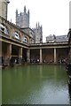 ST7564 : Roman Baths and Bath Abbey by Philip Halling