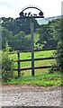 ST3795 : Wern Farm name sign, Tredunnock, Monmouthshire by Jaggery