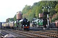 SO7975 : 'Repton' waits departure at Bewdley, Severn Valley Railway by Martin Tester