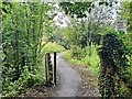 SK3746 : Former footpath level crossing by Ian Calderwood