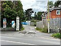 SX7960 : Former grand gates to Kennicott House, Totnes by Nigel Thompson