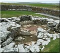 HY3826 : Broch of Gurness - Ancillary building - foundations by Rob Farrow