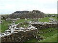 HY3826 : Broch of Gurness - Site from the west by Rob Farrow