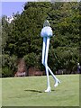 SE2813 : Big Step - Handbag on Legs at Yorkshire Sculpture Park by David Dixon