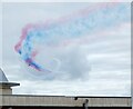 SD3036 : Coloured contrails by Gerald England