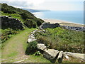 SH6116 : Path above Barmouth by Malc McDonald