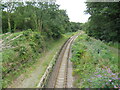 SH5938 : Cambrian Coast line at Minffordd, near Porthmadog by Malc McDonald