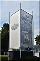 SU8707 : Goodwood Revival sign at main entrance by David Martin