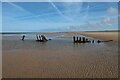 TG0046 : Shipwreck on Blakeney Point by Hugh Venables